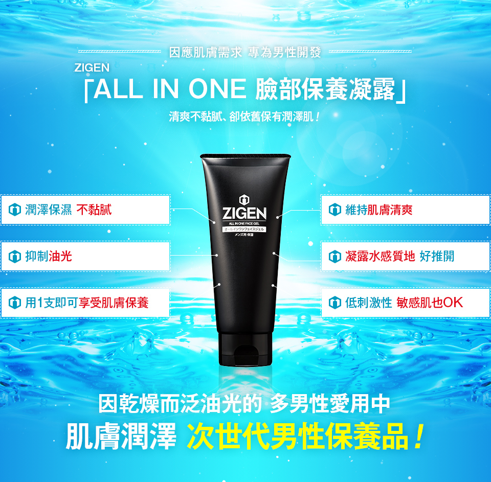 ZIGENオールインワンフェイスジェル