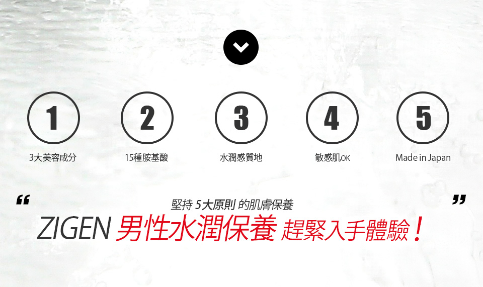 ZIGENで男の潤いを手に入れよう！