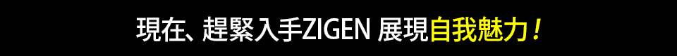 さあ、ZIGENでデキる自分を手に入れよう！